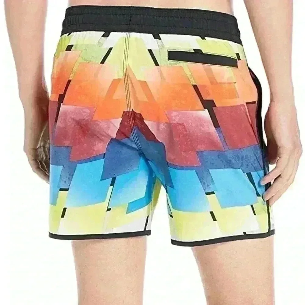 Oakley beach summer hits 16'' boardshorts rainbow sz xl
